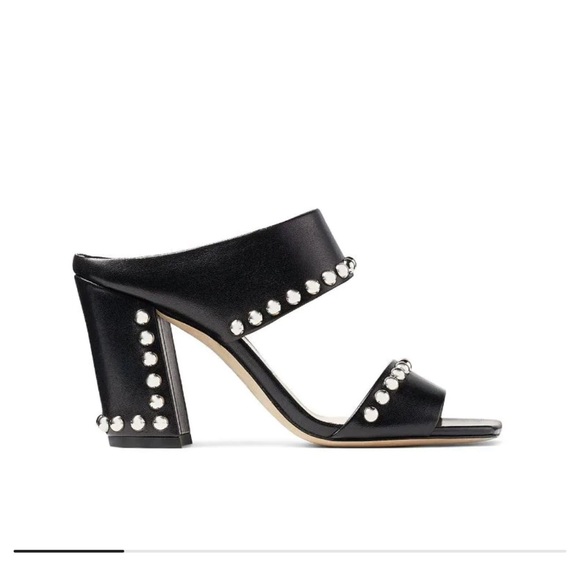 Authentic Jimmy Choo studded heels - Picture 8 of 9